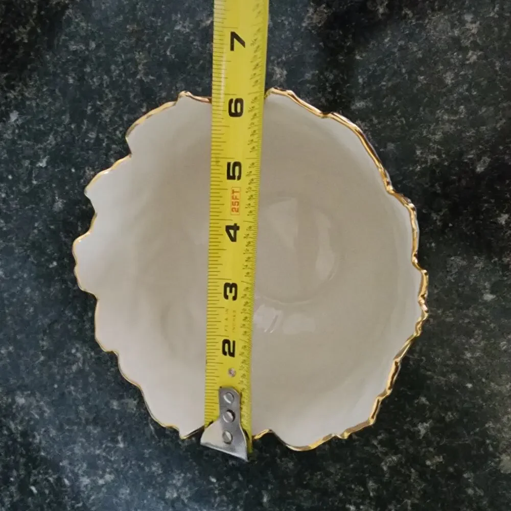 Lenox Tulip Treat Bowl Gold Trip Excellent Condition